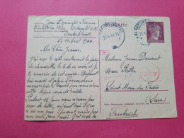 Allemagne - Entier Postal ( Pli ) De Frankfürt Pour La France En 1944 - Réf 3622 - Cartes Postales