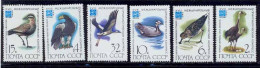 Russie (Russia Urss USSR) - 125a - N°4913 / 4918 Oiseaux (bird Birds Oiseau) (birds) CONGRES Moscou Moscow 1982 - Collections, Lots & Séries