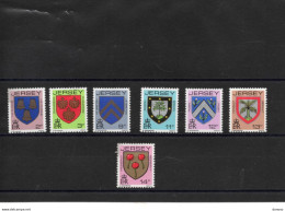 JERSEY 1981 Blasons Des Familles De Jersey Yvert 238-239 + 245 + 258-261 NEUF** MNH Cote 4,35 Euros - Jersey