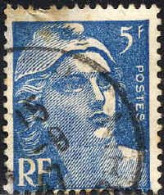 France Poste Obl Yv: 719B Mi:799 Marianne (Gandon) (cachet Rond) - Used Stamps