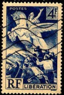 France Poste Obl Yv: 669 Mi:673 Libération Résistance (Lign.Ondulées) - Used Stamps