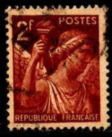 France Poste Obl Yv: 653 Mi:663 Type Iris (cachet Rond) - Used Stamps