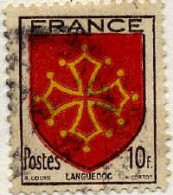 France Poste Obl Yv: 603 Mi:616 Languedoc Armoiries (Obli. Ordinaire) - Gebraucht