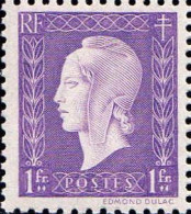 France Poste N* Yv: 689 Mi:716 Marianne De Londres Dulac (avec Charnière) - Unused Stamps