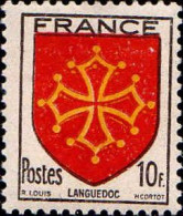 France Poste N* Yv: 603 Mi:616 Languedoc Armoiries (défaut Gomme) - Unused Stamps