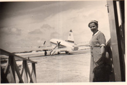 Photographie Anonyme Vintage Snapshot Key West Avion Plane USA - Luftfahrt