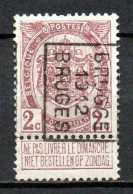 1936 B Voorafstempeling - BRUGGE 1912 BRUGES - Rolstempels 1910-19