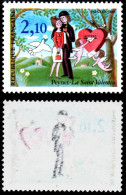 VARIETE  N 2356 ** - 1 TB IMPRESSION RECTO - VERSO - TRES VISIBLE AU SCANN  - RRR !!! - Unused Stamps