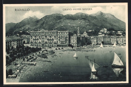 Cartolina Rapallo, Teilansicht Mit Grand Hotel Savoia  - Andere & Zonder Classificatie