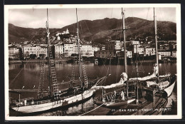 Cartolina San Remo, Yacht In Porto  - San Remo