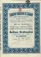 Titre De 1923 - Comptoir Industriel Et Colonial De Belgique - - Africa