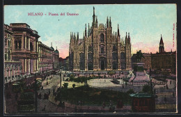 Cartolina Milano, Piazza Del Duomo  - Milano (Milan)