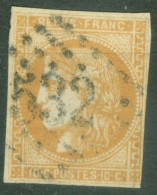 France   43A Ob  Second Choix    Obli  GC 532  - 1870 Ausgabe Bordeaux