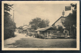 11146 Cartigny - Fontaine Et Rue Du Village - Panneau AU PAS - Autres & Non Classés