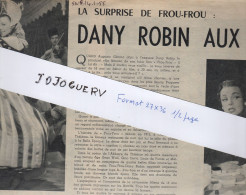 Extrait De Semaine Du Nord: Dany Robin Aux Trois âges De La Femme 2 Pages, 3 Photos Et Morgan , Peck, Gable, Tati - 1950 à Nos Jours