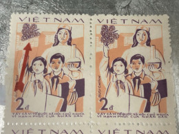 VIET NAM Stamps PRINT ERROR Block 4-1982-(2D-no408 Tem In Lõi MAT BONG-)1-STAMPS-vyre Rare - Vietnam