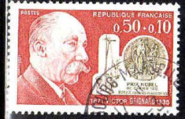 France Poste Obl Yv:1669 Mi:1751 Victor Grignard Nobel De Chimie (TB Cachet Rond) - Used Stamps