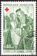 France Poste Obl Yv:1661/1662 Croix-Rouge Chapelle De Dissay (TB Cachet Rond) - Gebruikt