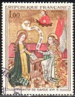France Poste Obl Yv:1640/1641 Primitif De Savoie & Carpeaux (TB Cachet Rond) - Used Stamps