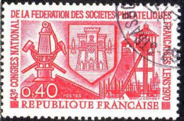 France Poste Obl Yv:1642 Mi:1714 43.Congrès Philatélique Lens (TB Cachet Rond) - Gebraucht