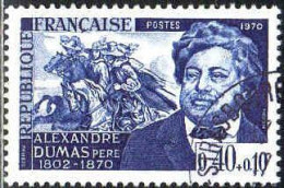 France Poste Obl Yv:1628 Mi:1707 Alexandre Dumas Père Ecrivain (TB Cachet Rond) - Oblitérés