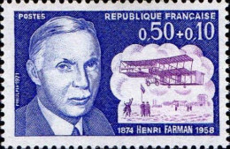 France Poste N** Yv:1670 Mi:1752 Henri Farman Aviateur - Unused Stamps