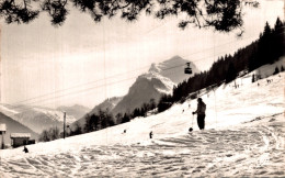 74 - MORZINE / LE TELEPHERIQUE DU PLENAY ET LA POINTE DE NION - Morzine