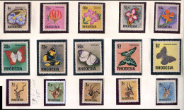 Rhodésie ** N° 234 à 248 - Faune Et Flore - Northern Rhodesia (...-1963)