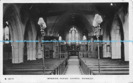 R175867 Interior Parish Church. Wembley. Kingsway Real Photo Series - World