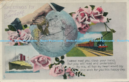 R175869 Greetings For Your Birthday. Ship. Train. Tuck. 1918 - Monde