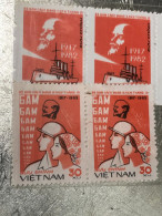 VIET NAM Stamps PRINT ERROR Block 4-1982-(30XU-no404 Tem In Lõi LET RANG-)4-STAMPS-vyre Rare - Vietnam