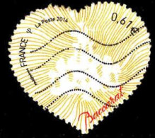France Poste Obl Yv:4832A Mi: Cœur De Baccarat (Lign.Ondulées) Une Dent Manquante - Gebraucht