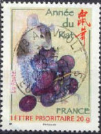 France Poste Obl Yv:4131 Année Du Rat (TB Cachet Rond) - Oblitérés