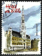 France Poste Obl Yv:4074 Mi:4288 Bruxelles Hôtel De Ville (Beau Cachet Rond) - Gebruikt