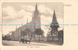 R177585 St. Johns Church. Stratford. The Wrench Series No. 2202 - World