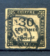 040624   TIMBRE TAXE  N°  6 Oblitéré   1 Fente 2ème Choix - 1859-1959 Postfris