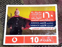 EGYPT - Rare Mared Card 10 L.E, Vodafone, 160 Minutes, Exp 2020 - Egipto