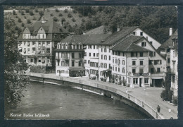 11296 Baden - Kurort Baden B/Zurich -  Hotel National - Thermalbäder -  Hotel Et Bains Du Cerf - Hirschen-Rebstock - Autres & Non Classés