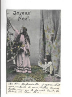 CPACOUPLE D ENFANTS , JOYEUX NOEL En 1904!(voir Timbre Allemagne) - Scènes & Paysages