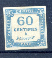 040624   TIMBRE TAXE  N°  9  Charnière Gomme Originale - 1859-1959 Neufs