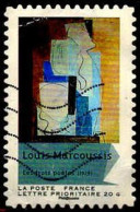 France Poste AA Obl Yv: 704 Mi:5331 Louis Marcoussis Les Trois Poètes (Lign.Ondulées) - Gebraucht