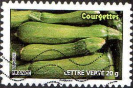 France Poste AA Obl Yv: 744 Mi:5407 Courgettes (Lign.Ondulées) - Oblitérés