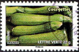 France Poste AA Obl Yv: 744 Courgettes (cachet Rond) - Gebraucht