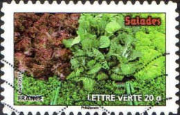 France Poste AA Obl Yv: 740 Mi:5403 Salades (Lign.Ondulées) - Oblitérés