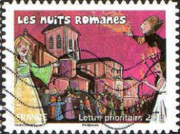 France Poste AA Obl Yv: 575 Mi:5113 Les Nuits Romanes (Lign.Ondulées) - Gebruikt