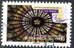 France Poste AA Obl Yv: 558 Mi:5087I Art Gothique Cathédrale Notre-Dame Strasbourg (67) (Beau Cachet Rond) - Gebraucht