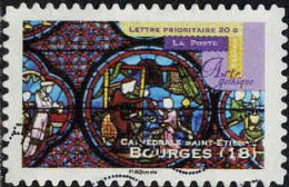 France Poste AA Obl Yv: 557 Mi:5086 Art Gothique Cathédrale Saint-Etienne Bourges (18) (Lign.Ondulées) - Gebraucht