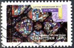 France Poste AA Obl Yv: 553 Mi:5082 Art Gothique Cathédrale Notre-Dame Chartres (28) (Lign.Ondulées) - Gebruikt