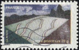 France Poste AA Obl Yv: 529 Mi:5048 Maupin La Terre (Lign.Ondulées) - Used Stamps