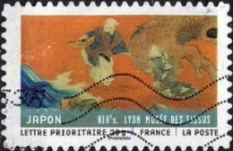 France Poste AA Obl Yv: 520 Mi:5035I Japon XIXe S. Lyon Musée Des Tissus (Lign.Ondulées) - Gebraucht